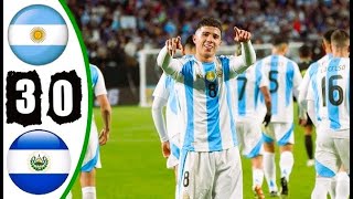 Argentina vs El Salvador 3-0 All Goals & Extended Highlights 2024