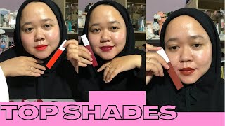 TOP SHADES MAYBELLINE SUPERSTAY MATTE INK | 245, 115, 25 & 295 Anis kencana