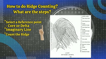 Fingerprint analysis#CORE and DELTA #ridgecounting #Whorltracing #criminology