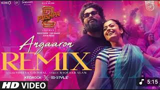 "Angaaron | Remix | From the movie 'Pushpa 2 . Allu Arjun and Rashmika Mandanna @AlluArjun#song