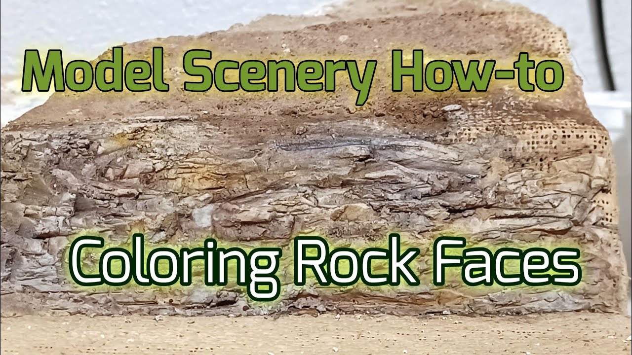 How Ro Color Rocks How to Color Rock Faces - YouTube