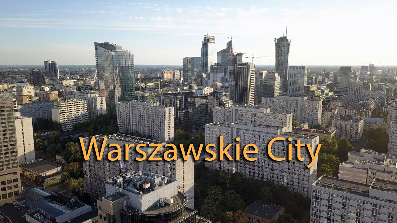 Warszawskie City - panorama miasta