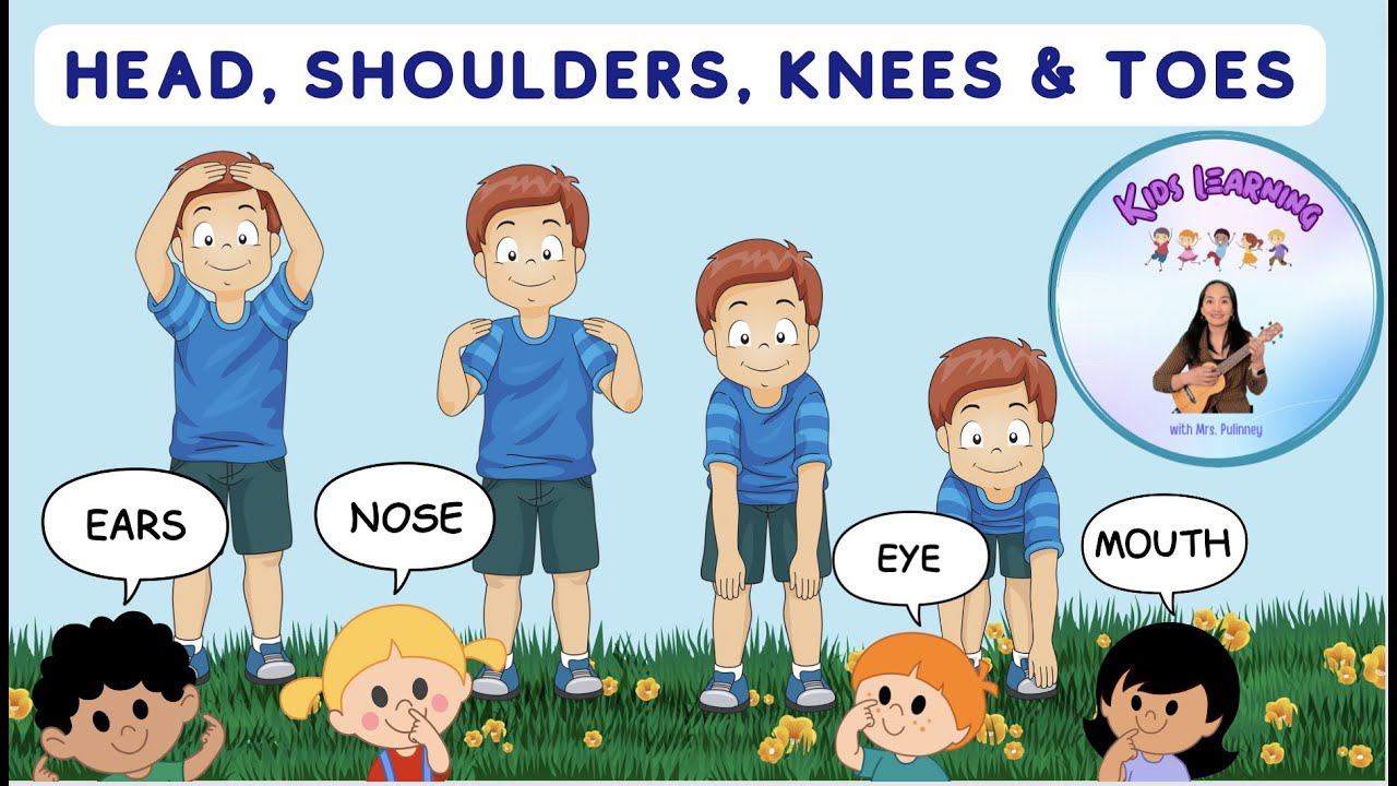 Английская песня head. Head Shoulders Knees and Toes. Head Shoulders Knees and Toes Song. Head and Shoulders Knees and Toes транскрипция. Head Shoulders ... For Kids.