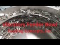 Custom welded vibratory feeder bowl satisfying robot feeding concepts inc