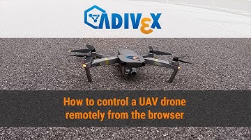 UAV Drone Remote Control via Internet from the Browser with PettyRemote by ADIVEX
