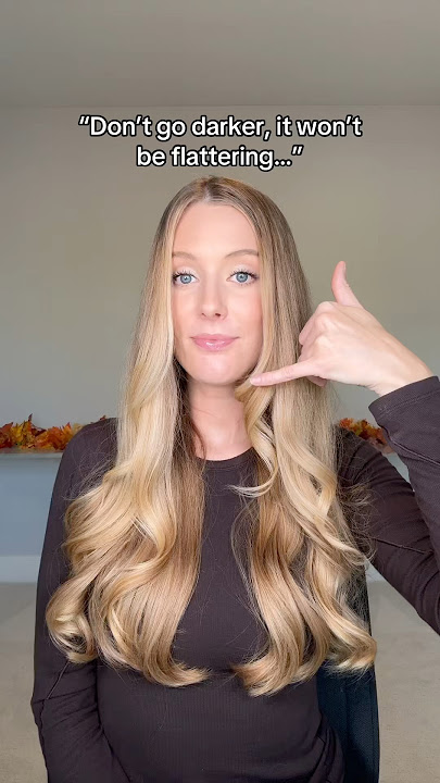 New hair transformation! Dark Blonde 🤍