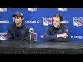 New York Rangers: Kevin Rooney and Sammy Blais Postgame Availability | Oct. 6