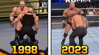 GOLDBERG Evolution in WCW / WWE Games! - WWE 2K23