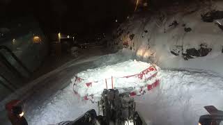 Snow plowing 35cm of snow | Volvo L70H | Tokvam UT490