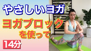 ［初心者の方向け］やさしいヨガ✨ヨガブロックを使って #110