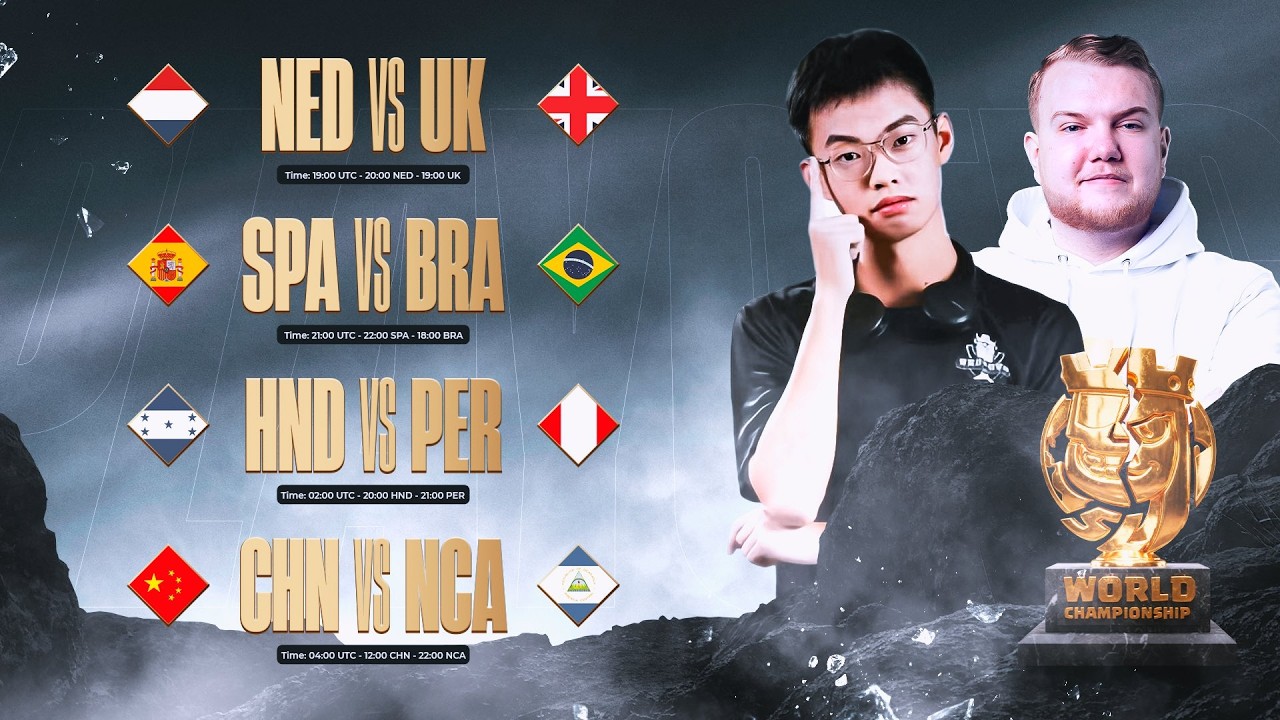 Mundial de clash royale play offs BRAZIL VS ESPAÑA #clashroyale #clashroyal #clashroyalememes