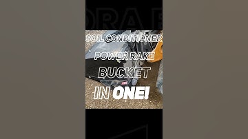 Bucket + Power Rake in 1! 😱😱