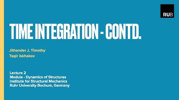 Lecture 2: Stability of Time Integration Schemes