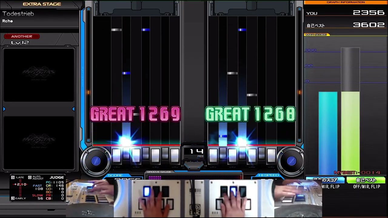 Todestrieb DPA FULLCOMBO 侵食ゲージ Lv5