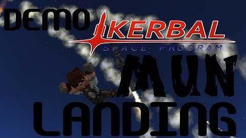 KSP Demo, Mun landing