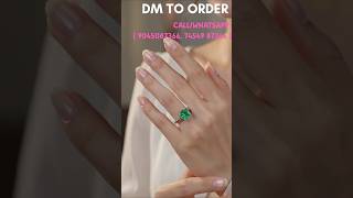 How a Rare Emerald Gem Becomes a Masterpiece Ring! 💍✨ #shorts #jewellery #gemstone #viral