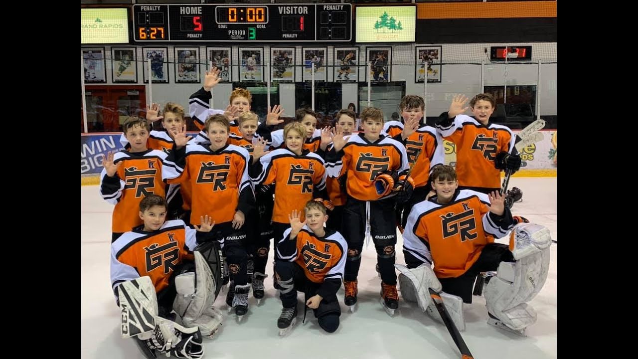 Grand Rapids Hockey Squirts vs BrainerdFull Game Marshall Bader