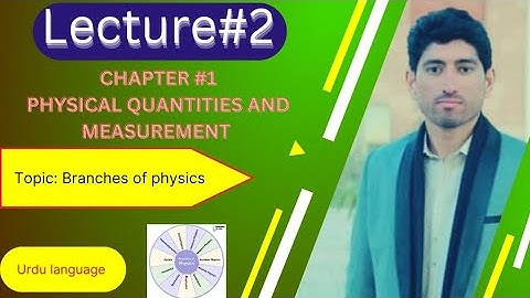 lec#2 Physics class 9 chapter#1 Branches of physics in urdu