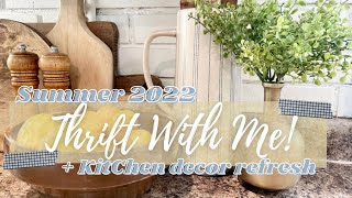 INCREDIBLE THRIFT WITH ME 2022//HUGE THRIFTED HOME DECOR HAUL//HOW I STYLE MY THRIFTED DECOR 2022