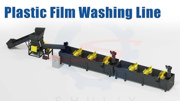 LDPE LDPE PP HDPE Plastic Film Washing Line