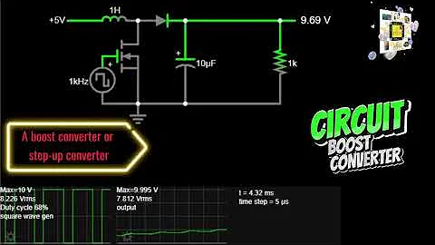 🔋 Boost Converter | Step-Up Converter Circuit Simulation Explained | DC-DC Converter
