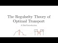 A brief introduction to the regularity theory of optimal transport