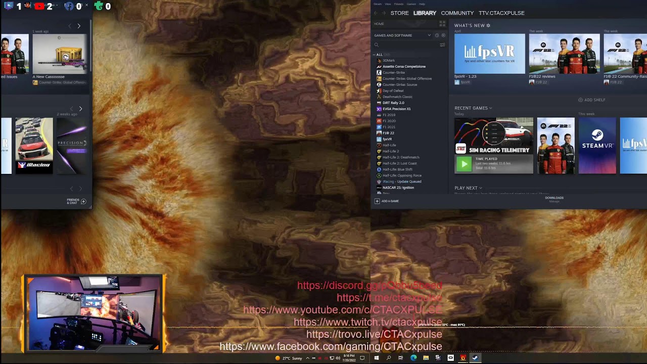 [F1 22] [4K] -= TEST 2K 60 fps Long Run =-