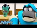 SPOOKY Zombie Supermarket TAKEOVER!! | ARPO The Robot | Funny Kids Cartoons | Kids TV Full Episodes