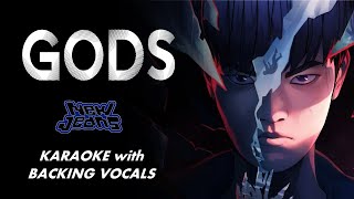 GODS ft. NewJeans - KARAOKE WITH BACKING VOCALS