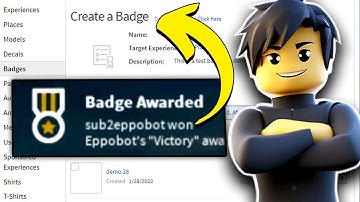 How To Make Badges On Roblox Studio | Create Badge In Roblox Studio