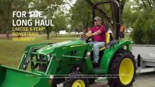 drive green: john deere 3d compact utility tractor product overview