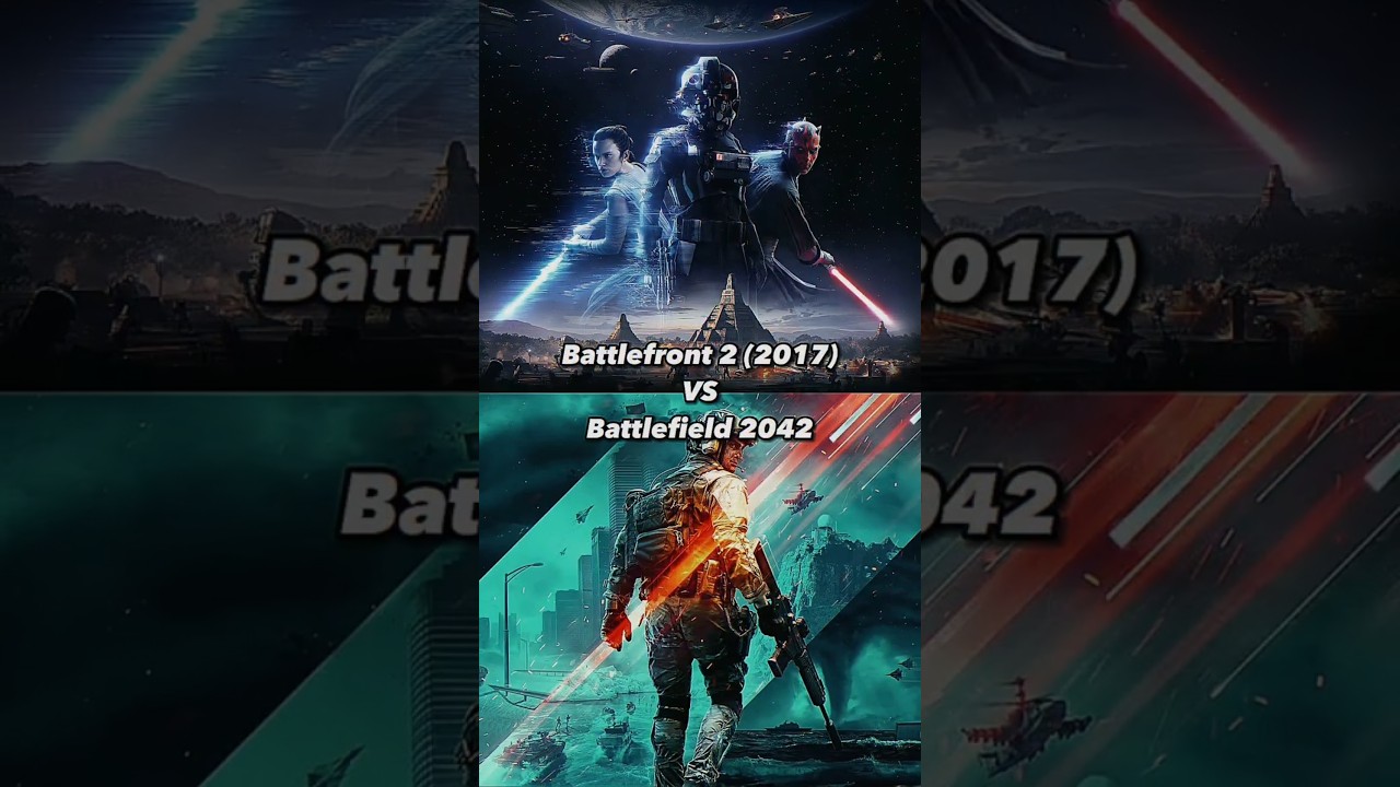 Battlefront 2 (2017) Vs Battlefield 2042