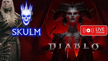 Diablo 4 NECROMANCER Open Beta Live Stream Necromancer Druid Barbarian Sorceress Rogue