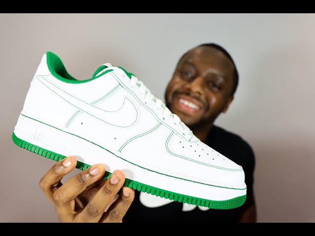 Air Force 1 Low White Pine Green*CV1724-103 Air Force 1 Stitch Pack Pine Green On-Feet Sneaker Review