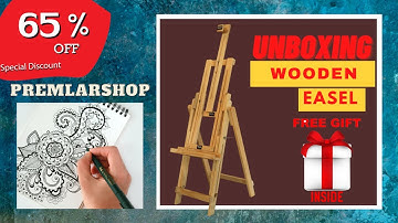 Installation & Functionality Of POPULAR Multi-Function Wooden Studio Easel KraftoW2500