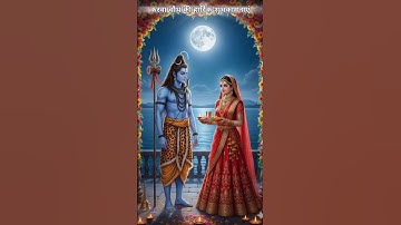 Karva Chauth 2025 | Shiv Parvati Karva Chauth Status | Mahadev Parvati Love Status | Karwa Chauth