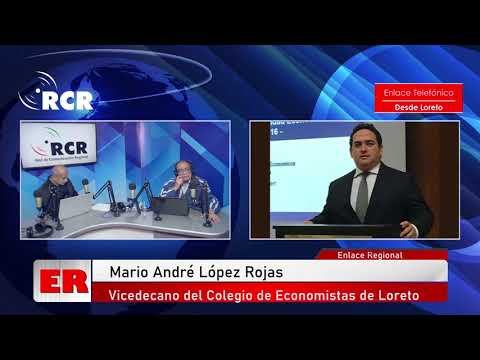 ENTREVISTA A MARIO ANDRÉ LÓPEZ ROJAS - VICEDECANO DEL COLEGIO DE ECONOMISTAS DE LORETO