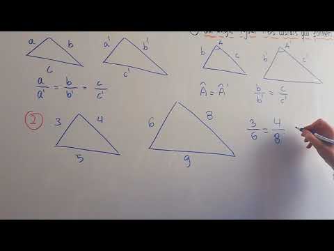 Vídeo: Quan dos triangles són semblants?