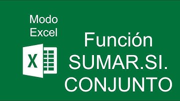 Función SUMAR.SI.CONJUNTO - Modo Excel 2016