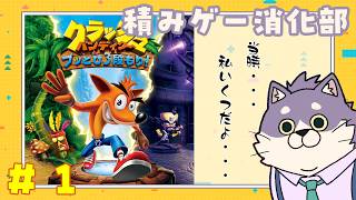 【クラッシュ・バンディクー ブッとび3段もり!】絶滅危惧種、頼むから暴れないでくれ。【無印編】