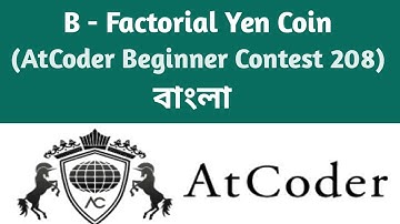 B - Factorial Yen Coin | AtCoder Solution | AtCoder Beginner Contest 208 | C++