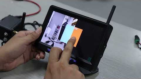 AMTIFO A7 RV Wireless Rear View Camera System Operation Video