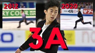 Nathan CHEN: TRIPLE AXEL (3A) Progress