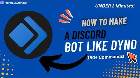 How to Make a Discord Dyno Clone 150+! Commands | Multipurpose Bot | 2025 #discord #discordbot