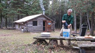 Martin's Old Off Grid Log Cabin #16 Daily routine at a Survivalist Type Cabin