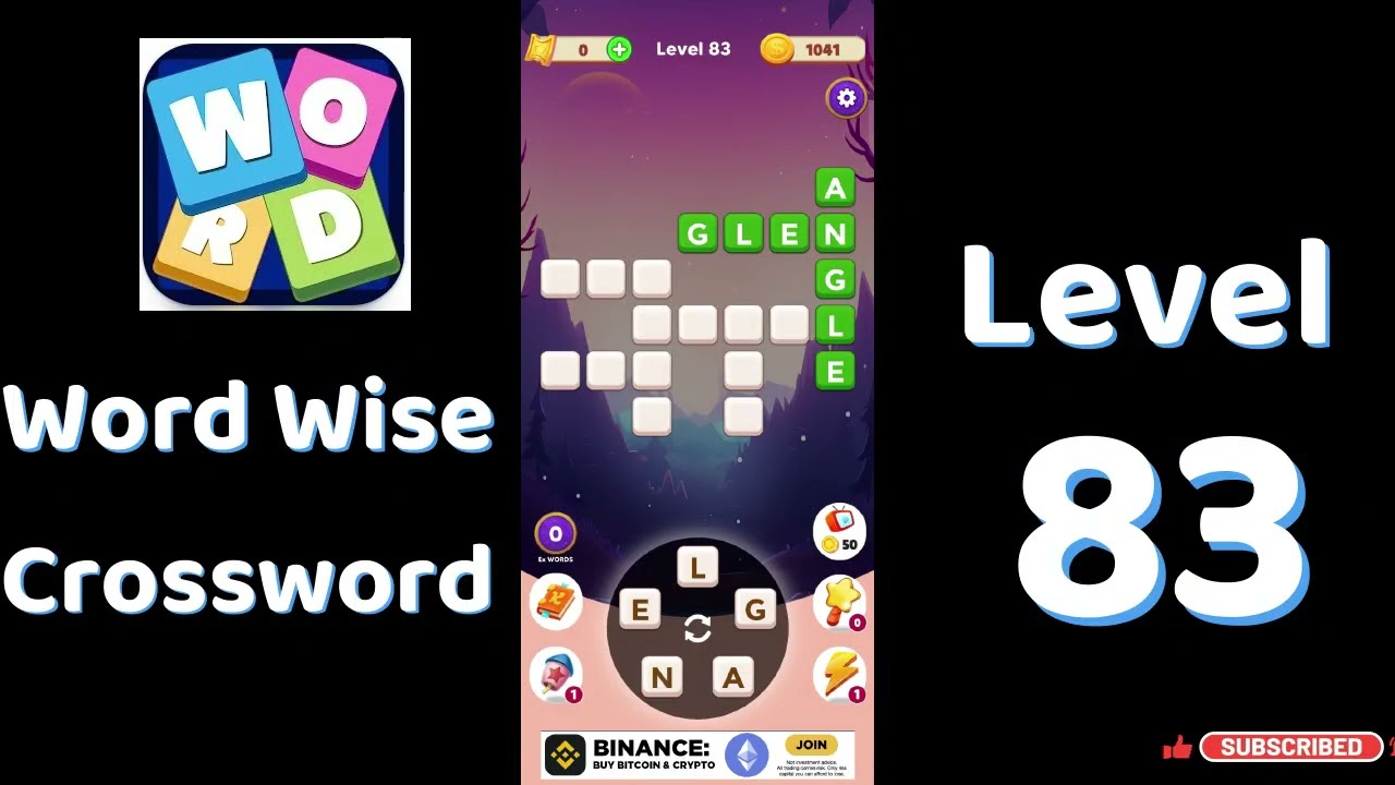 Word Wise Crossword Level 83 Answers 🧠🧩 | Relaxing Crossword Puzzle |  SolutionGuruji