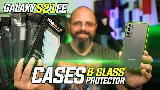 Samsung Galaxy S21 FE Cases 2022 & Tempered Glass Protector From Encased