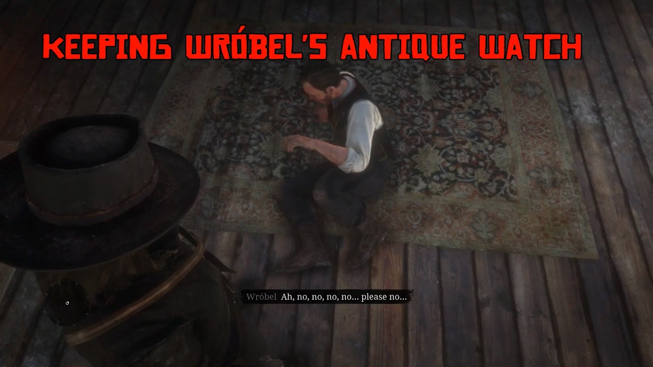 Keeping Wróbel's Antique Watch [RDRII] - YouTube