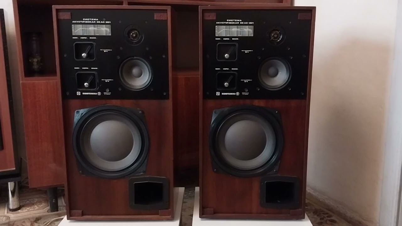 Radiotehnika 35АС-201 USSR /// insta: vintage_audio_almaty - YouTube