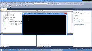 C# เบื่องต้น Hello World And และประกาศตัวแปล